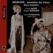 Louis Fourestier Mârouf Savetier Du Caire Act Iii Récitant Version