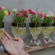 How To Make Plastic Bottle Flower Vase And Showpiece Plastic Bottle