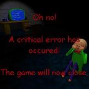 Critical Error Baldi