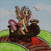 Assertiveness Fluttershy Likes Train