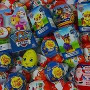 Киндер Сюрпризы Unboxing Kinder Surprise Eggs Щенячий Патруль Angry Birds Барбоскины