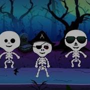 Five Little Skeletons Jumping On The Bed Nursery Rhymes And Songs For