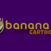 Banana Cartoon Purplw