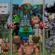 Mobs Vs Mutant Mobs Vs Bosses In Minecraft Mob Battle Alpha Wise