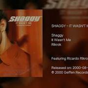 Shaggy It Wasn T Me Ft Rikrok Hq Audio Markfranz Music Hub