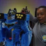 Imaginext Batman Robot Batbot Shown By Batman