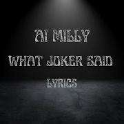 Ai Milly What Joker Said Official Lyrics Lyrics Kidd