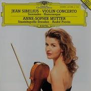 Violin Concerto In D Minor Op 47 Ii Adagio Di Molto Anne Sophie Mutter André Previn Staatskapelle Dresden