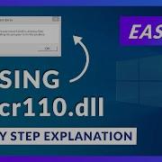 How To Fix Msvcr110 Dll Missing Error Windows 10 8 1 7