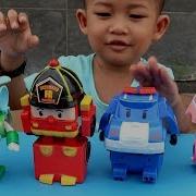 Beli Mainan Tobot Di Toko Mainan Anak Unboxing Tobot Dan Robocar Poli