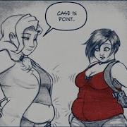 Girl Weight Gain Comic