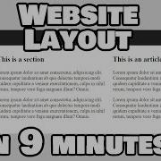 Css Website Layout In 9 Minutes Bro Code