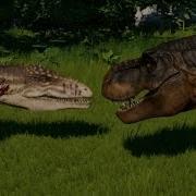 T Rex Vs Carcharodontosaurus Spinosaurus Indominus Indoraptor