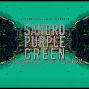 Sandro Purple Green Throwback