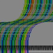 Black Midi Tetris