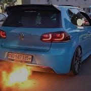 Vw Golf R Mk6 With 2 Step Anti Lag Insane Flames Bangs Wörthersee Must See Nm2255 Raw Car Sounds