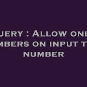 Jquery Allow Only 2 Numbers On Input Type Number Hey Delphi