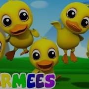 Five Little Ducks 3D Nursery Rhymes Kids Songs Children S Music Video By Farmees Farmees Nursery Rhymes And Kids Songs