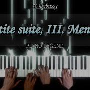 Debussy Shafran Petite Suite Menuet L 71