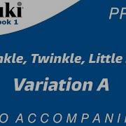 Twinkle Twinkle Little Star Variations Theme Backing Track Artist Unknown