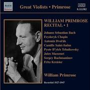 William Primrose Liebesfreud Arr For Viola And Piano