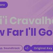 How Far I Ll Go From Moana Piano Karaoke Instrumental Auli I Cravalho