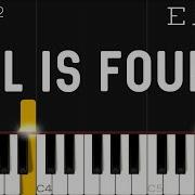 All Is Found Piano