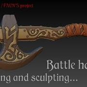 Battle Hatchet Modeling And Sculpting In Blender Моделинг И Скульптинг Боевого Топора В Blender