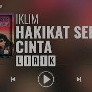 Iklim Hakikat Sebuah Cinta Lirik Vil Irik