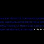 Жаным Менин Балапаным Караоке