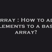 Array How To Add Elements To A Bash Array Hey Delphi