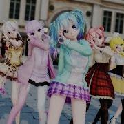 Mmd Twice Yes Or Yes 9 Vocaloids 4K Uhd