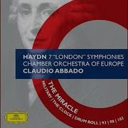 Sym No 103 In E Flat Major Hob I 103 Drum Roll Iii Menuetto Trio