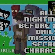 Disney Crossy Road Nightmare Before Christmas Characters Unlocked