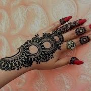 Beautiful Gulf Arabic Khaleeji Flower Simple Easy Henna Mehndi Design