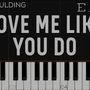 Love Me Like You Do Пианино