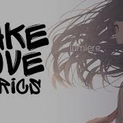 Nightcore Fake Love English Version Lyrics