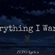 Billie Eilish Everything I Wanted Lyrics Zero Lyrics