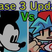 Friday Night Funkin Vs Mickey Mouse 3Rd Phase Update Fnf Mod Sunday Night Happy Smile Horror