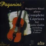 24 Caprices For Solo Violin Op 1 Xix Lento Ruggiero Ricci