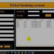 Ticket Booking System Using Tkinter And Mysql Database Aashish Timsina