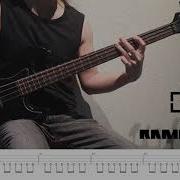 Rammstein Links 2 3 4 Bass Cover With Tabs