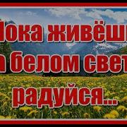 Пока Живешь На Белом Свете Радуйся Минус
