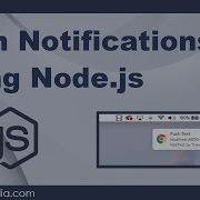 Push Notifications Using Node Js Service Worker Traversy Media