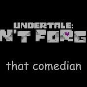 Undertale Dont Forget Ost