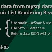 Fetch Data From Mysql Database In React Js Dynamic List Rendering Devops Developer