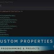 How To Add Properties To A Custom Entity Programming Projects Cryengine