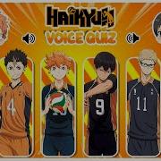 Голоса Персонажей Haikyuu