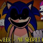 Friday Night Funkin Vs Sonic Exe Full Week Cutscenes All Secret Codes