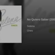 Selena No Quiero Saber 2000 Mix